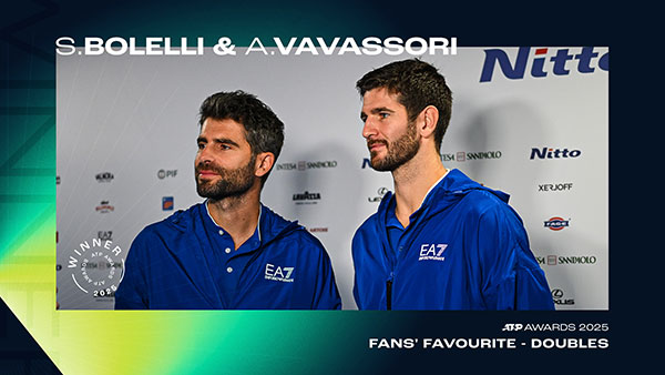 Bolelli & Vavassori: Fans' Favourite Doubles | ATP Awards 2025
