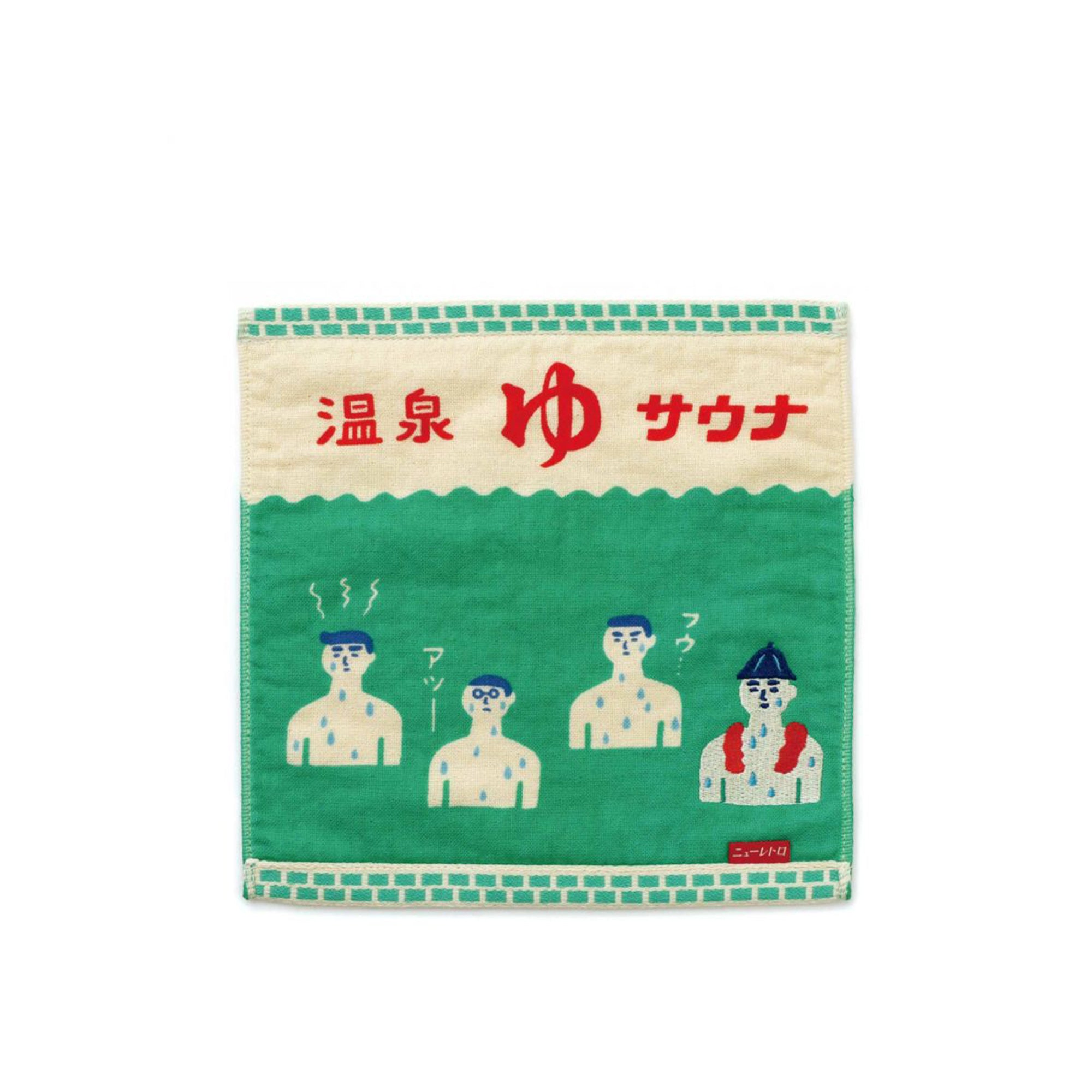 Image of Japanese Retro Hot Spring Hand Towel