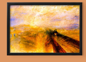 Joseph Mallord Turner Rain Steam and Speed the Great Western Railway Art Print Poster