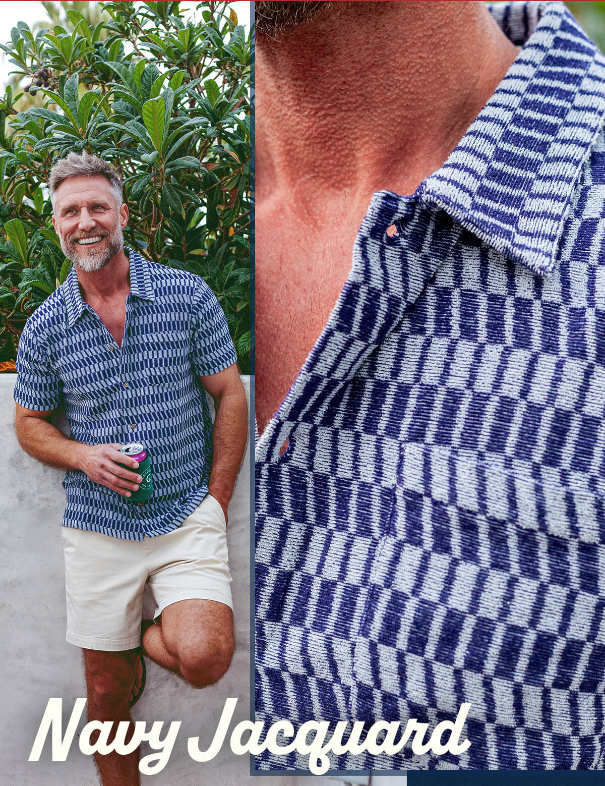 BODY-BLOCK4A | NAVY JACQUARD
