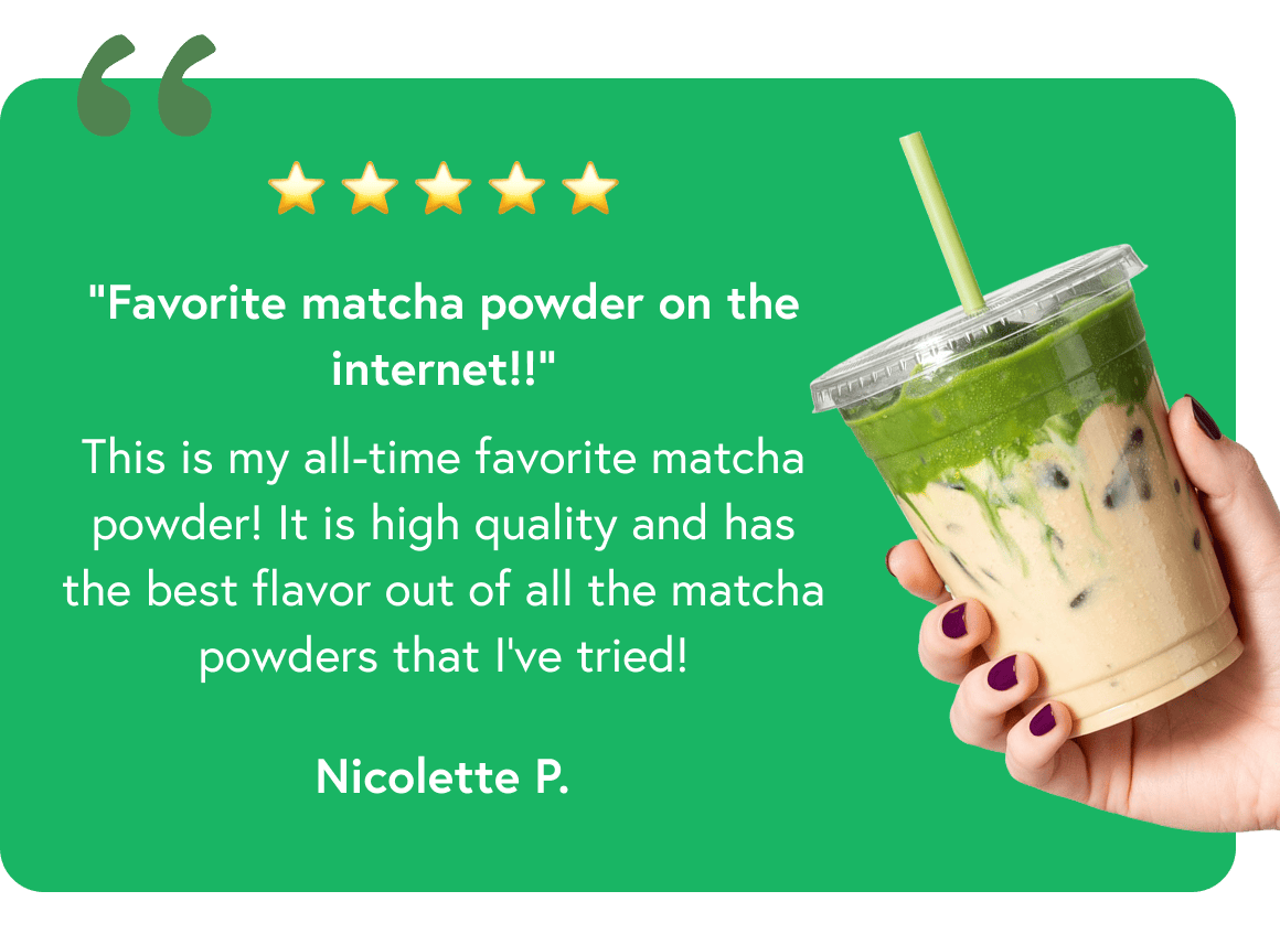 Favorite matcha powder on the internet!!"