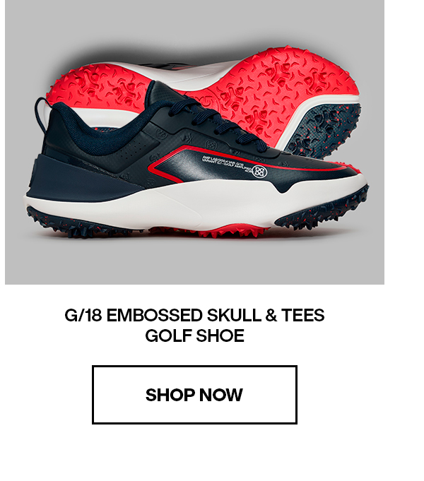 Men's G18 Embossed Skull Tees Golf Shoe