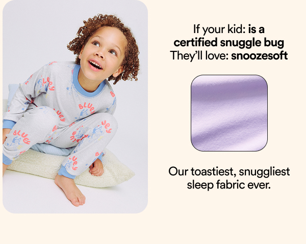 If your kid is a certified snuggle bug, they'll love snoozesoft