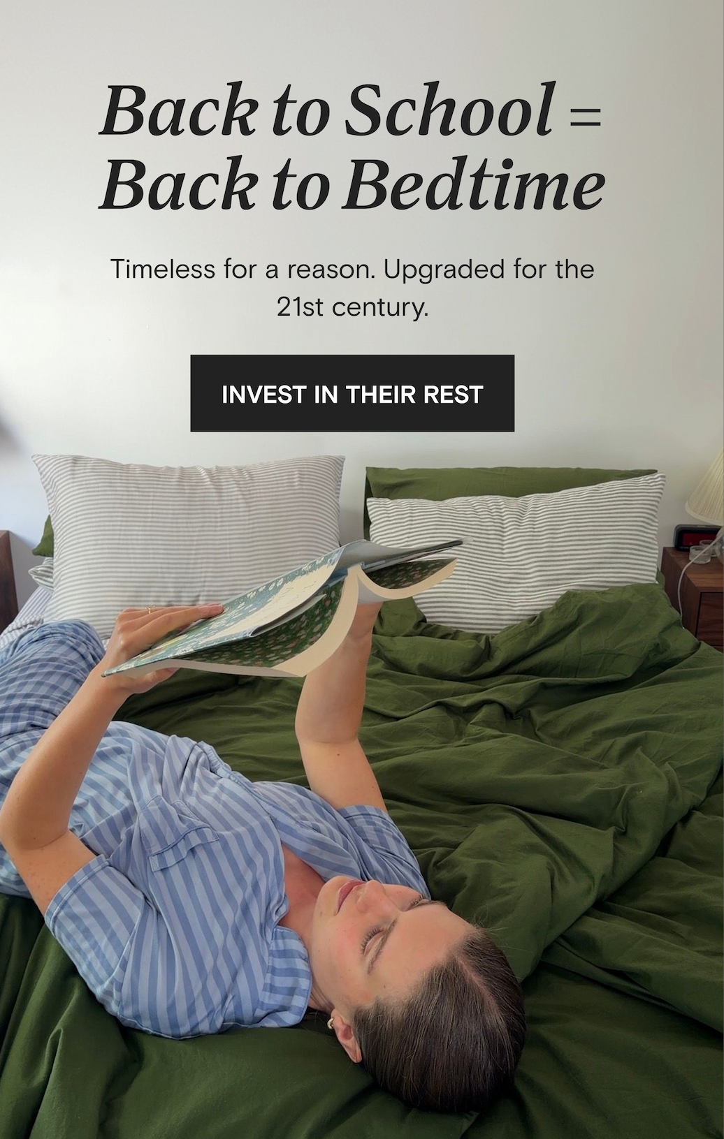 Back to School = Back to Bedtime - Timeless for a season. Upgraded for the 21st century. | SHOP LUEXWEAVE LINEN