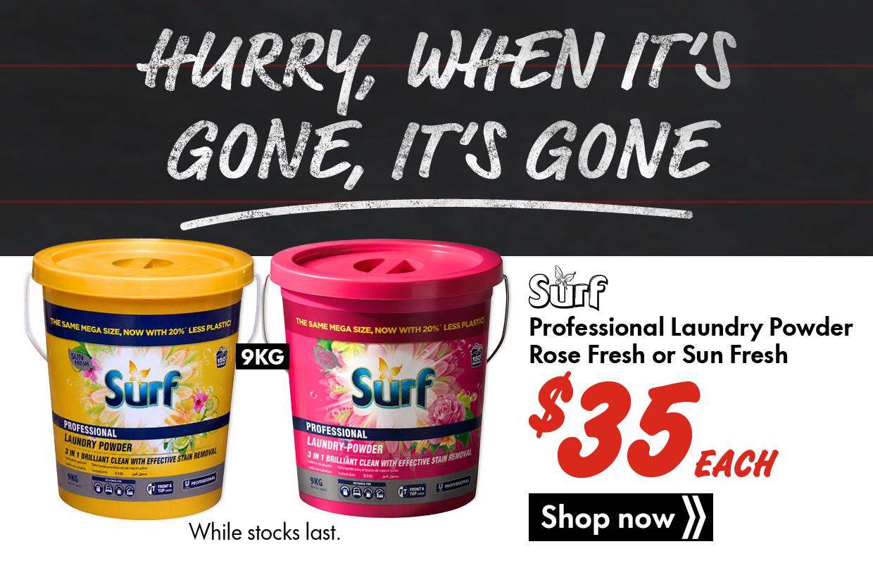 Hurry, when it's gone, it's gone