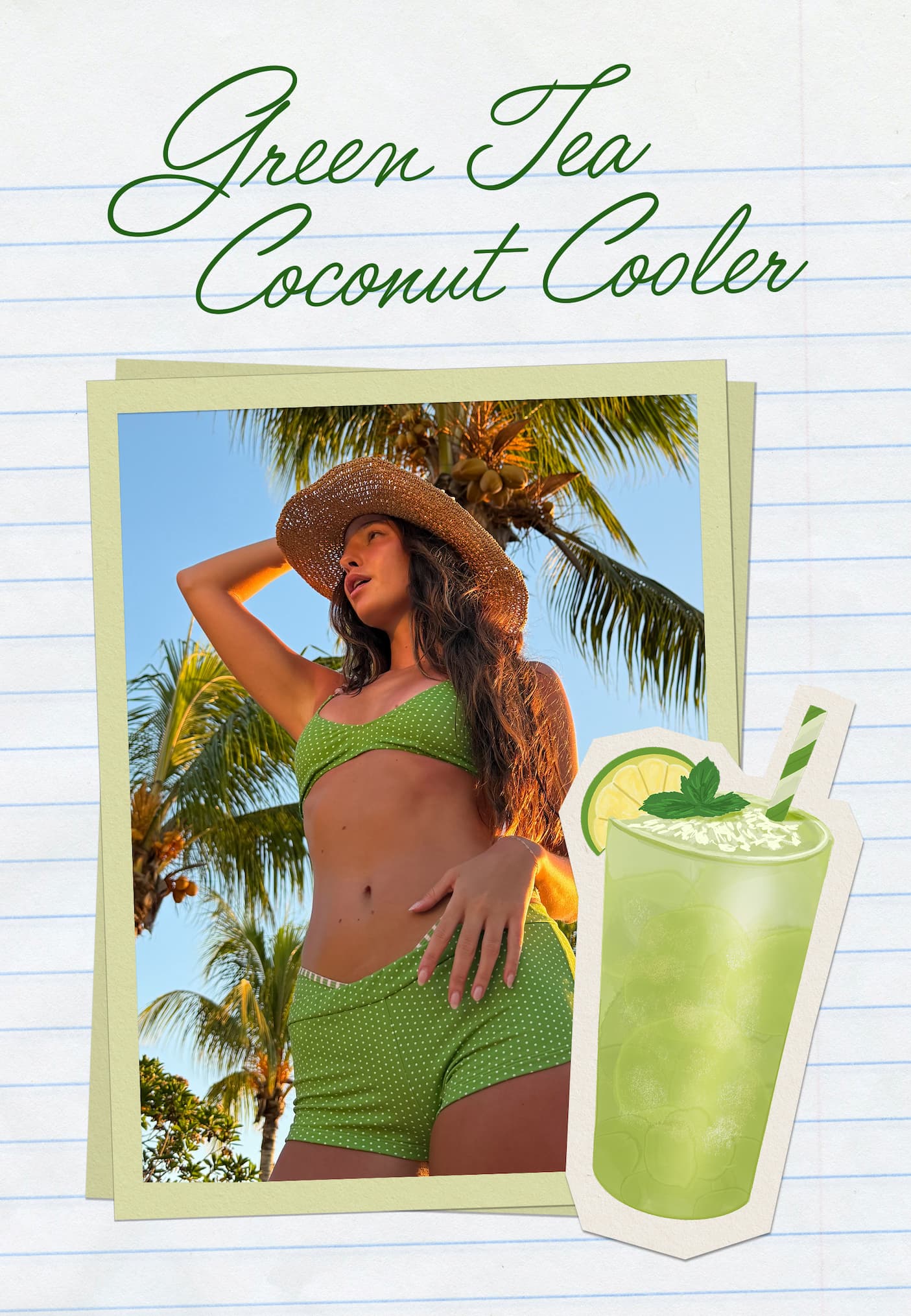 Green Tea Coconut Cooler