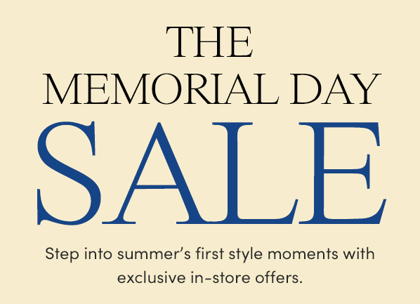 The Memorial Day Sale