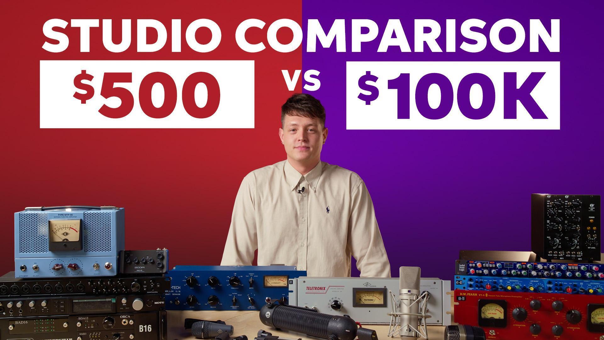Recording Shootout: $500 vs. $2,500 vs. $10,000 vs. $100,000 Rigs
