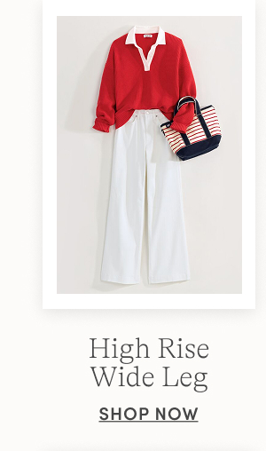 High Rise Wide Leg