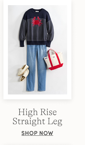 High Rise Straight Leg