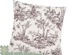 Carson Kressley Saddler Toile Pillow