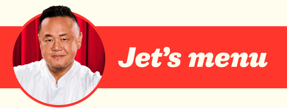 Jet's menu.