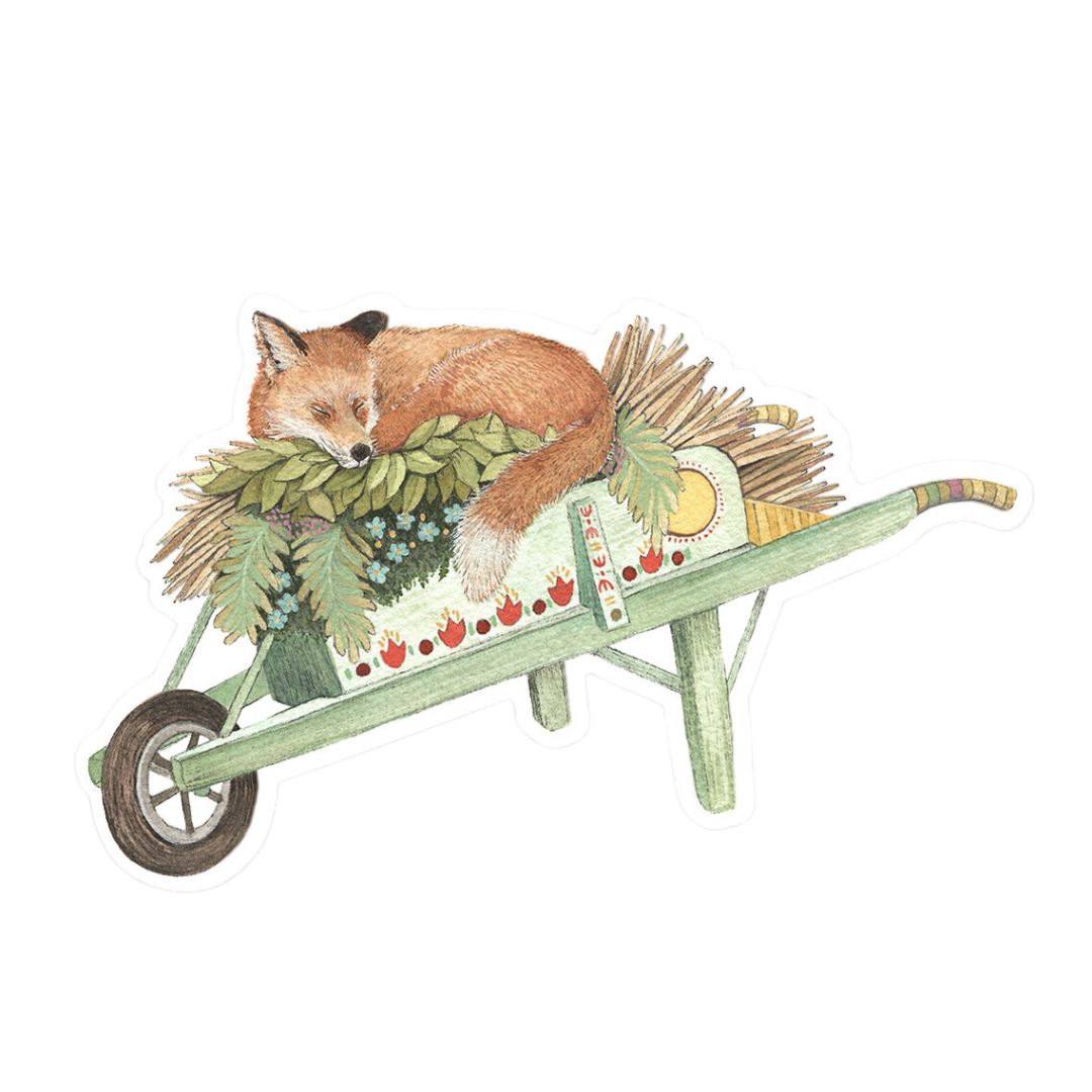 Image of Benjamin's Wheelbarrow Sticker