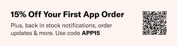 The Shopbop App with QR code