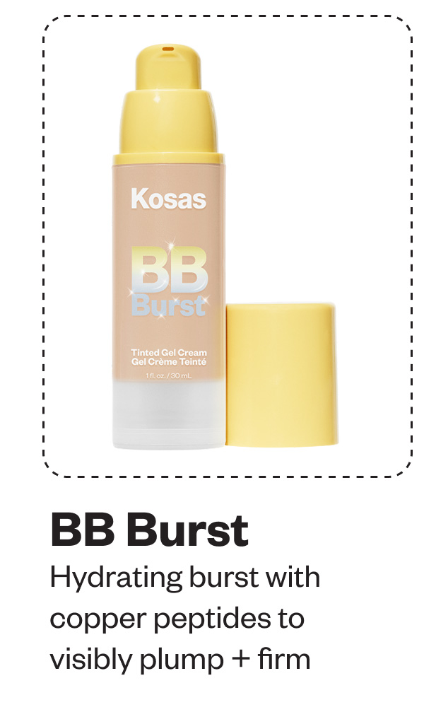 BB Burst Hydrating burst with copper peptides to visibly plump + firm