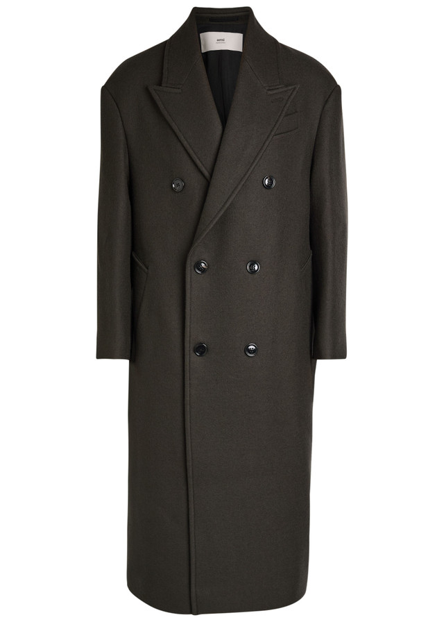 AMI PARIS Double-breasted wool coat