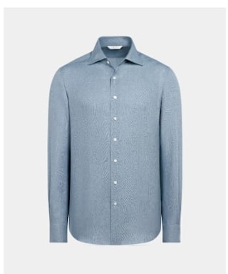 blue shirt