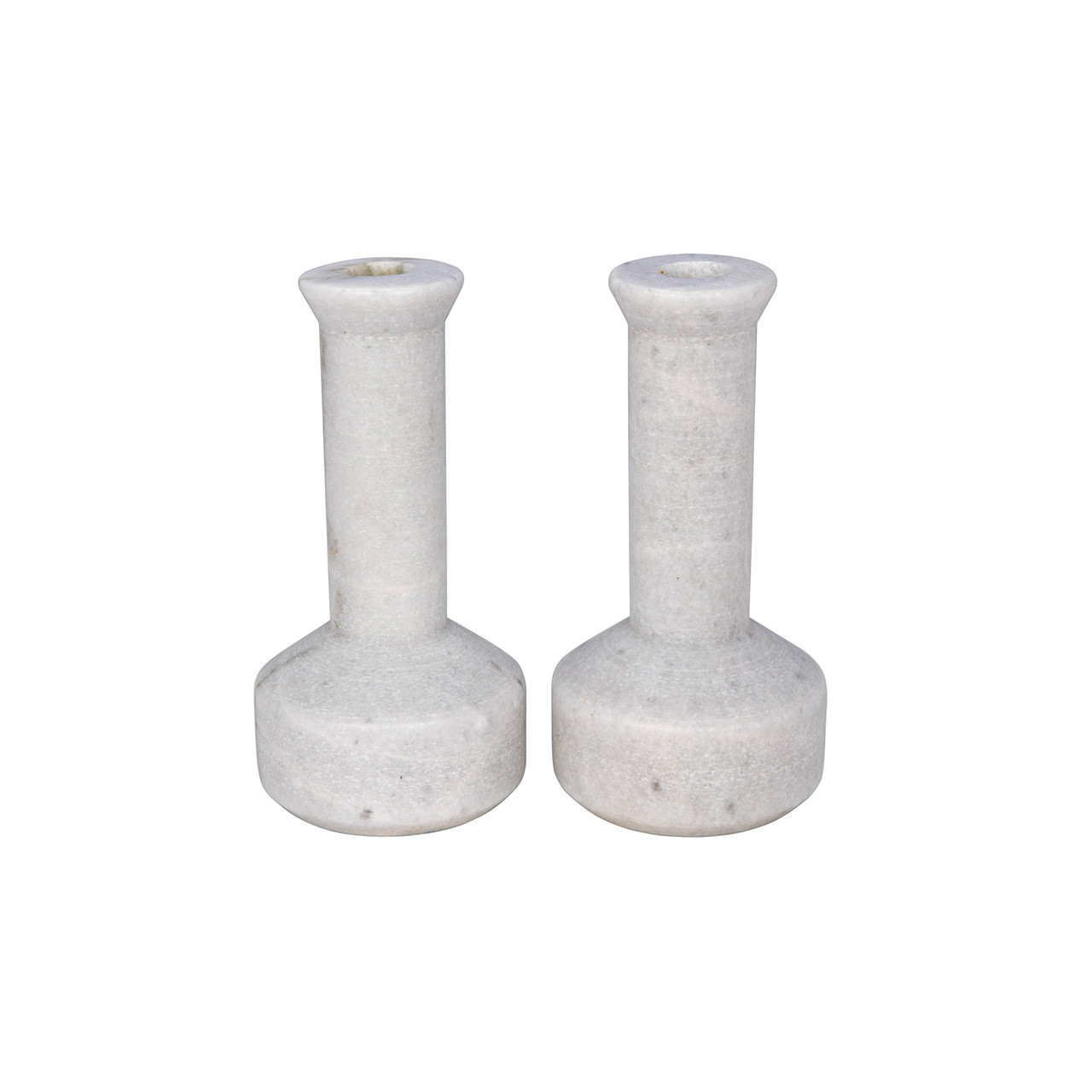 Image of Milos Waxed Decorative Candle Holder, Set of 2