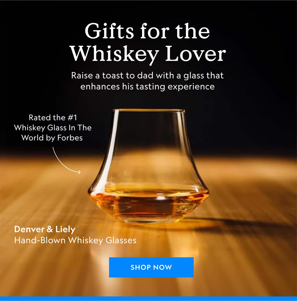 Rated the #1 Whiskey Glass In The World by Forbes&nbsp;