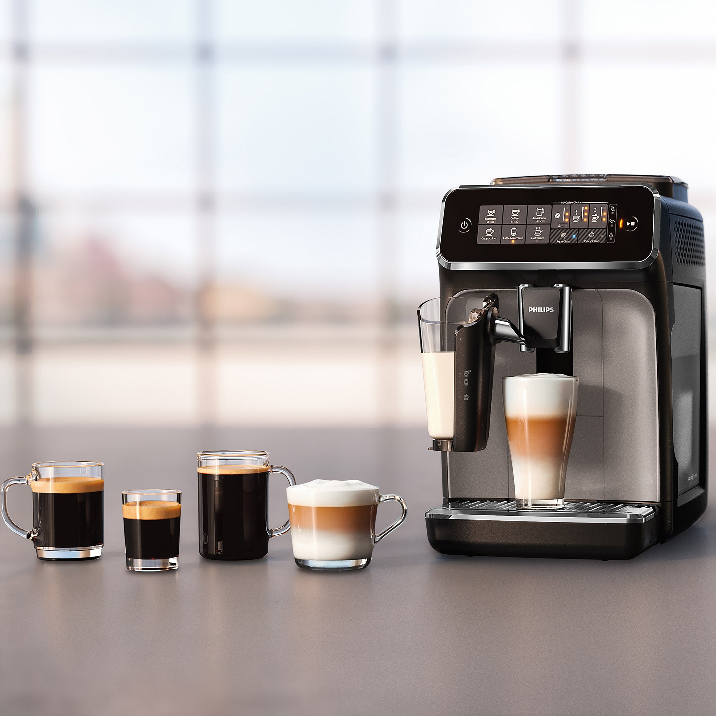 Philips 3200 Series Full Auto Espresso Machine with LatteGo Milk Frother