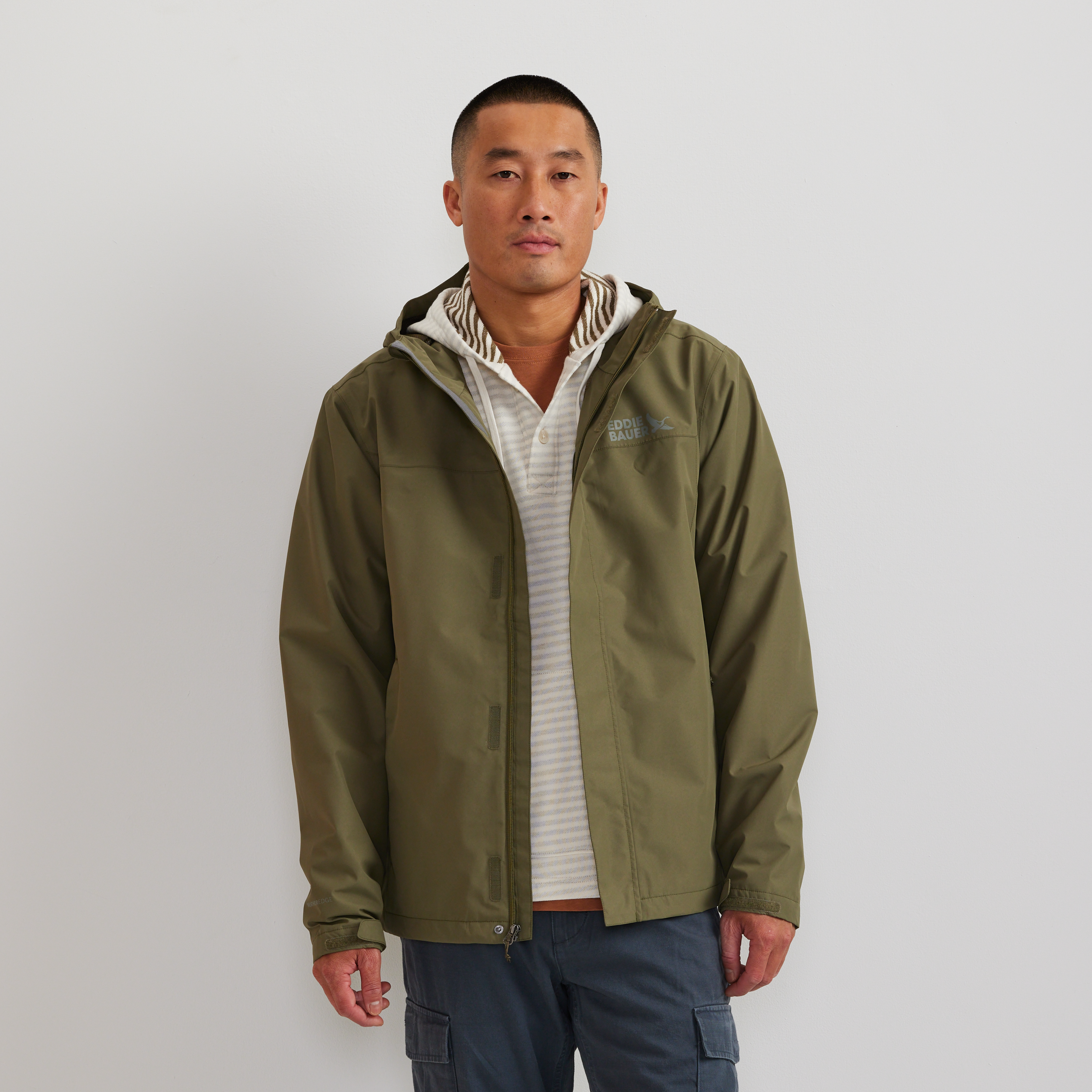 Image of Men's Rain Trek Waterproof Packable Rain Jacket
