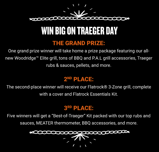 Win Big on Traeger Day
