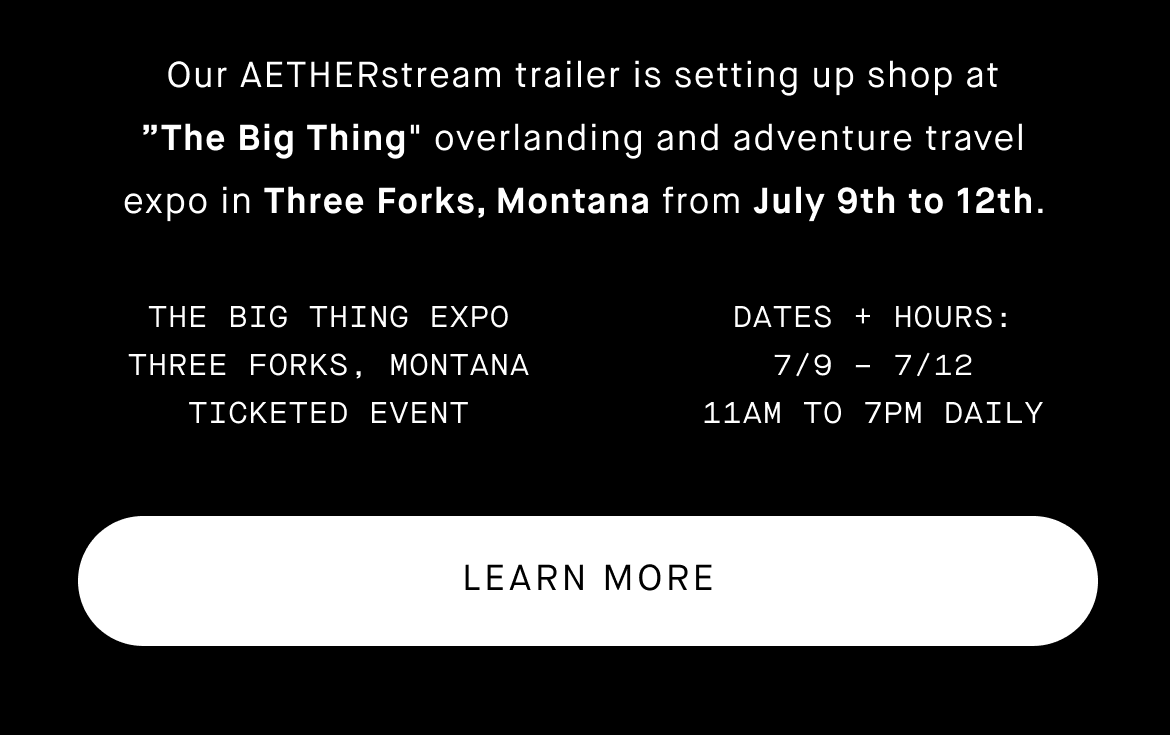 Link AETHERstream 2.0 Pop-Up: The Big Thing in Forks, Montana