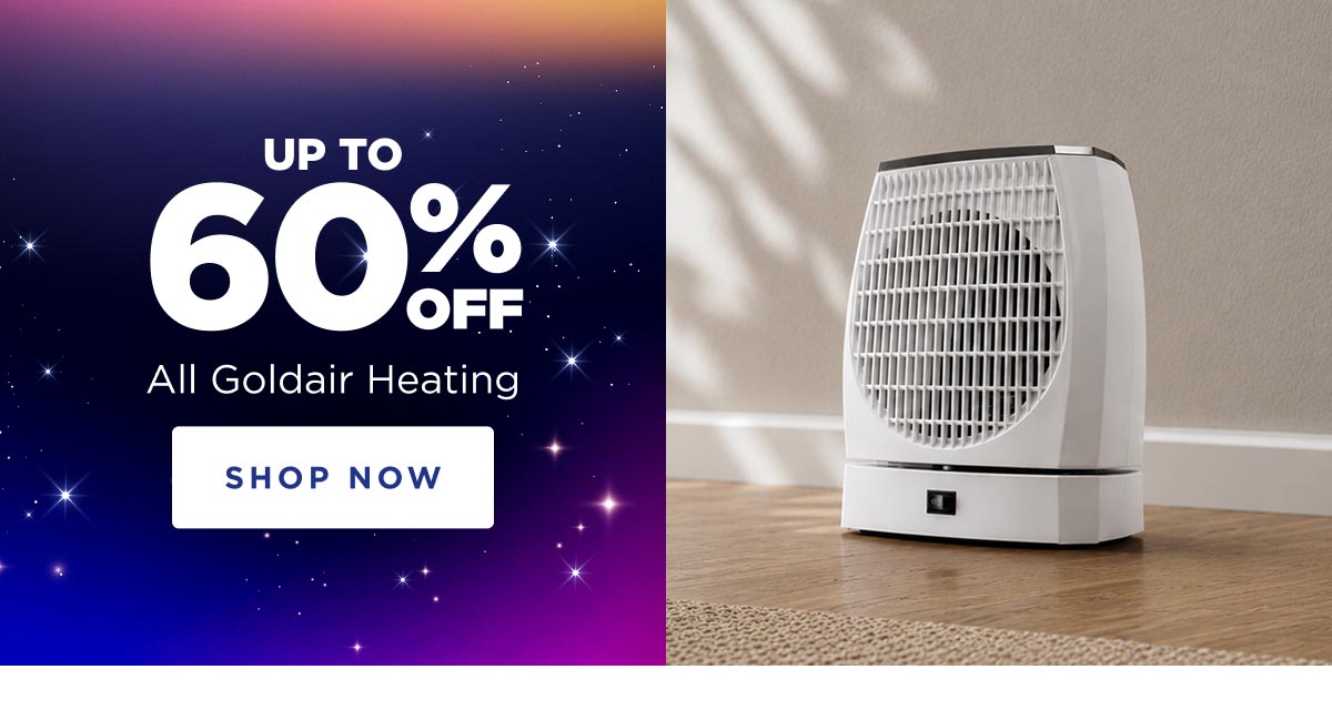 Up to 60% Off All Goldair Heating
