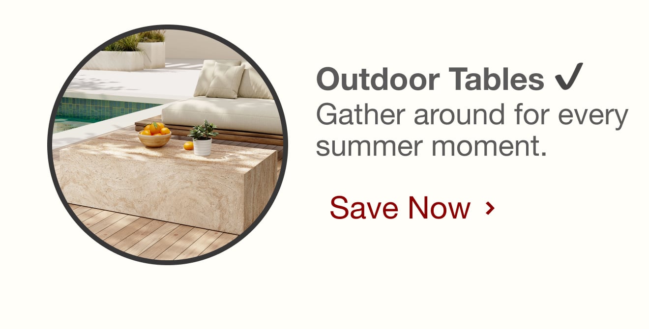 Save on Outdoor Tables