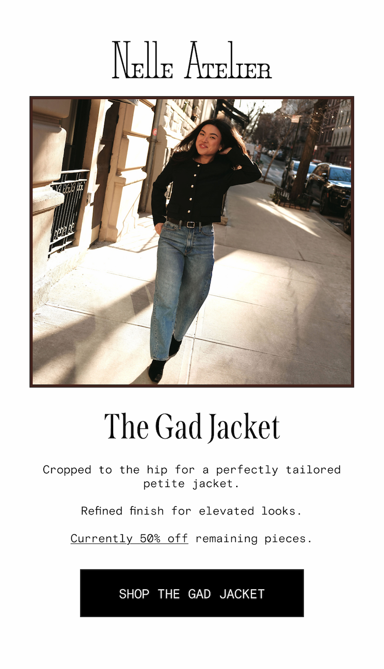 The Gad Jacket - on sale right now