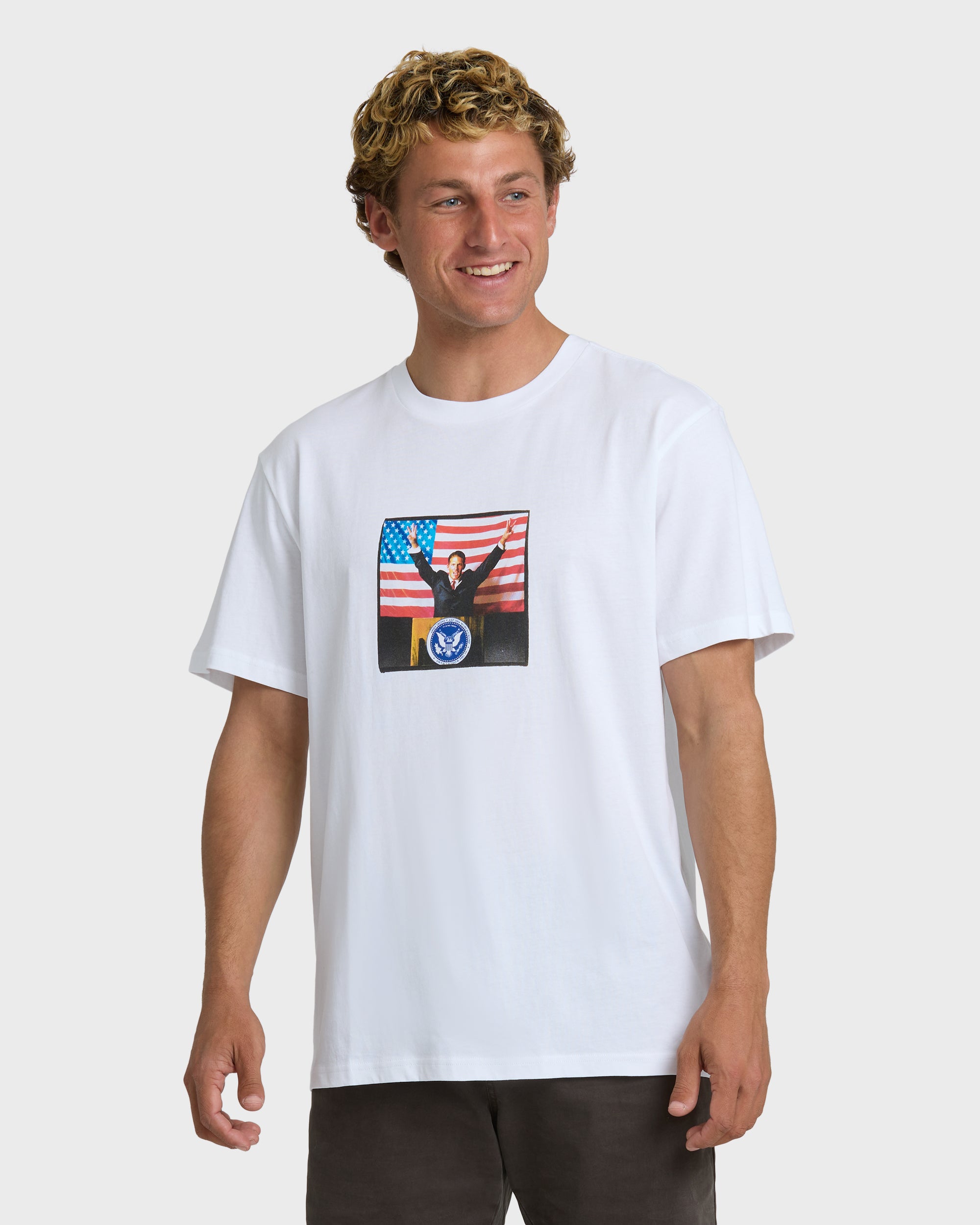Image of A.I. 4 Pres Premium Short Sleeve T-Shirt - White