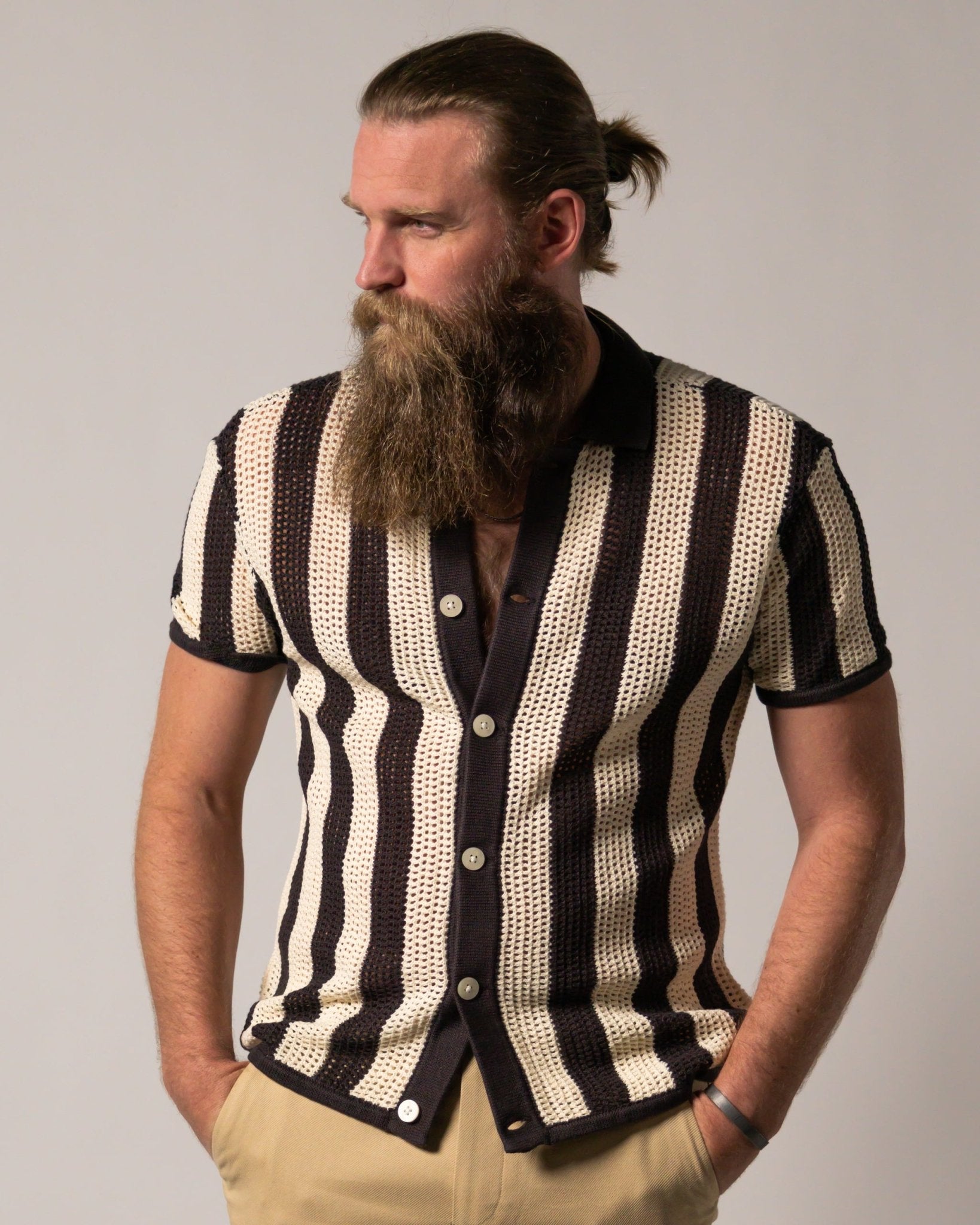 Image of The Dominica Crochet Shirt - Tierra