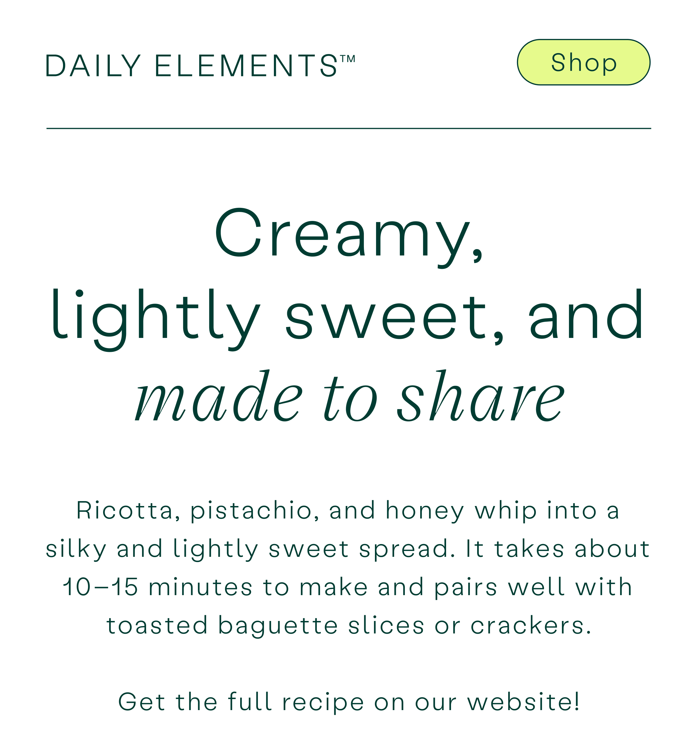 "The flavor is so subtle you can add it to just about anything. Super healthy snack or breakfast!" -Laurie F.