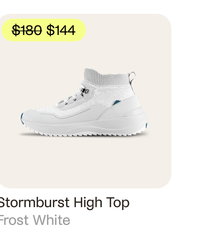 Stormburst High Top in Frost White