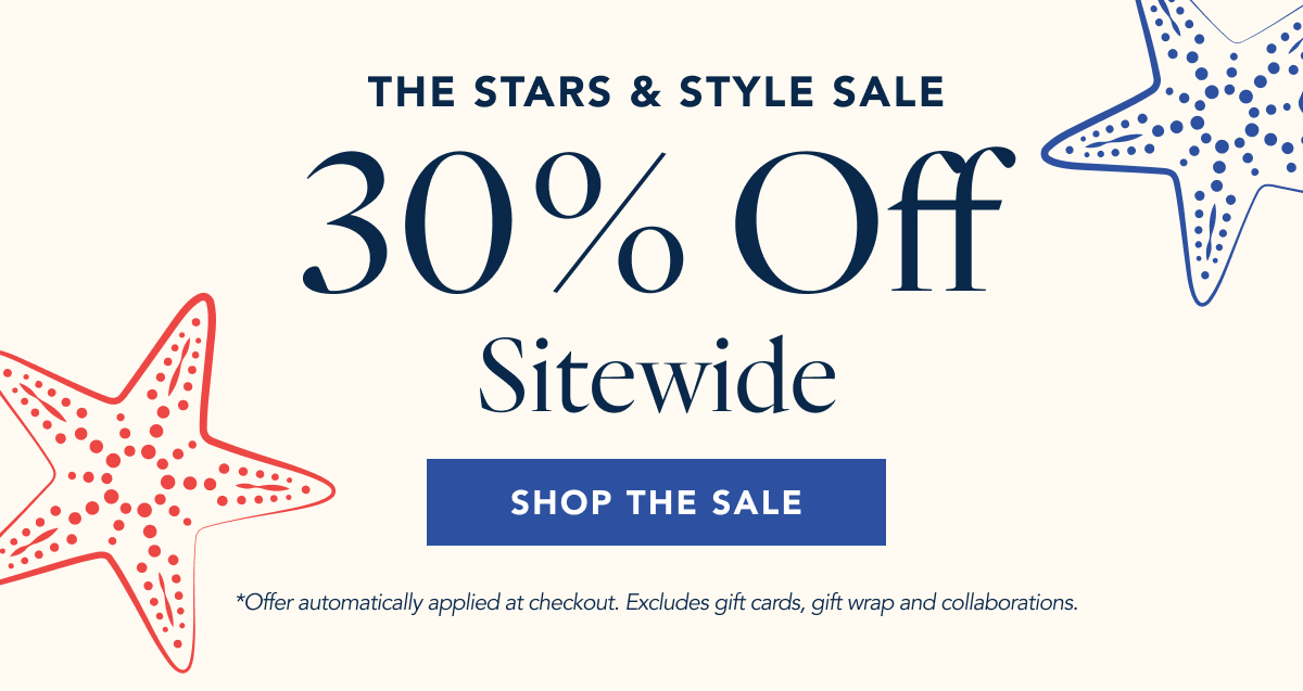 30% Off Sitewide