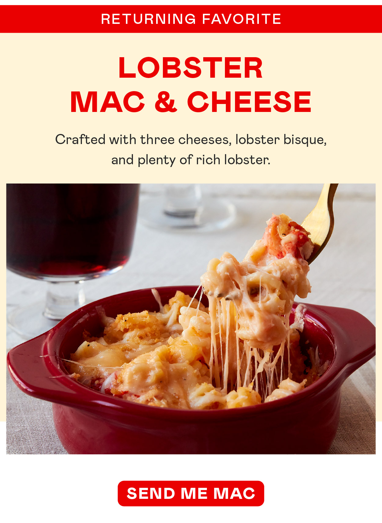 Lobster Mac is Back