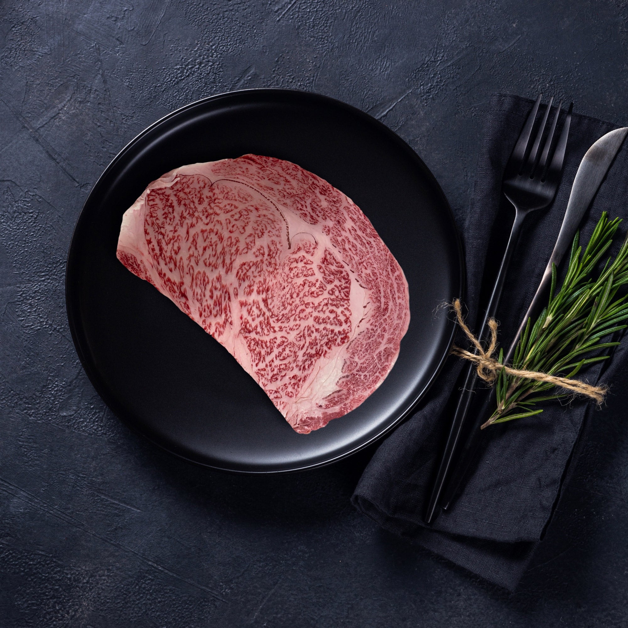 Japanese A5 Wagyu Ribeye Steaks, (3/16 oz  Steaks), 3 Total Packs, 3 lbs Total