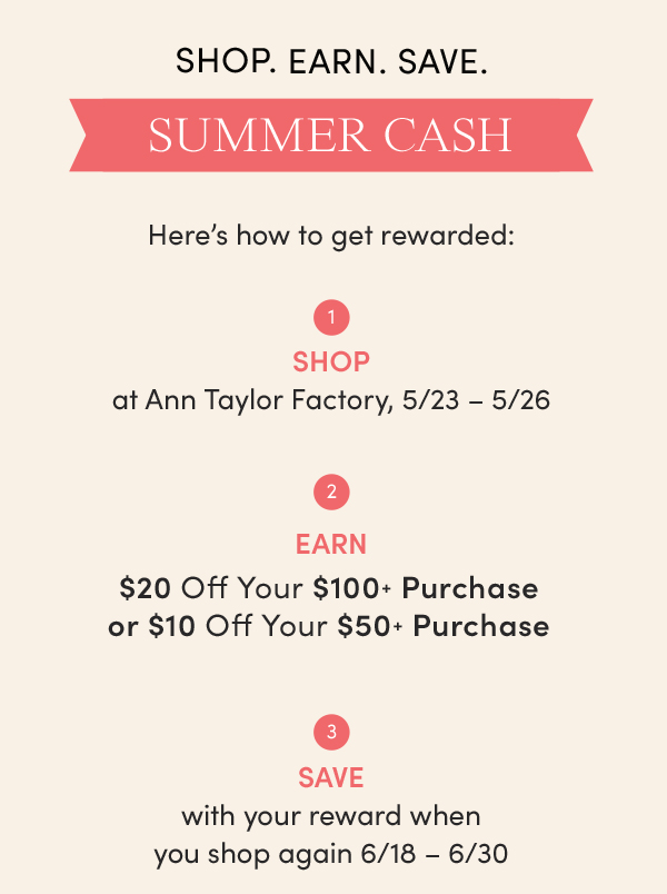 SHOP. EARN. SAVE