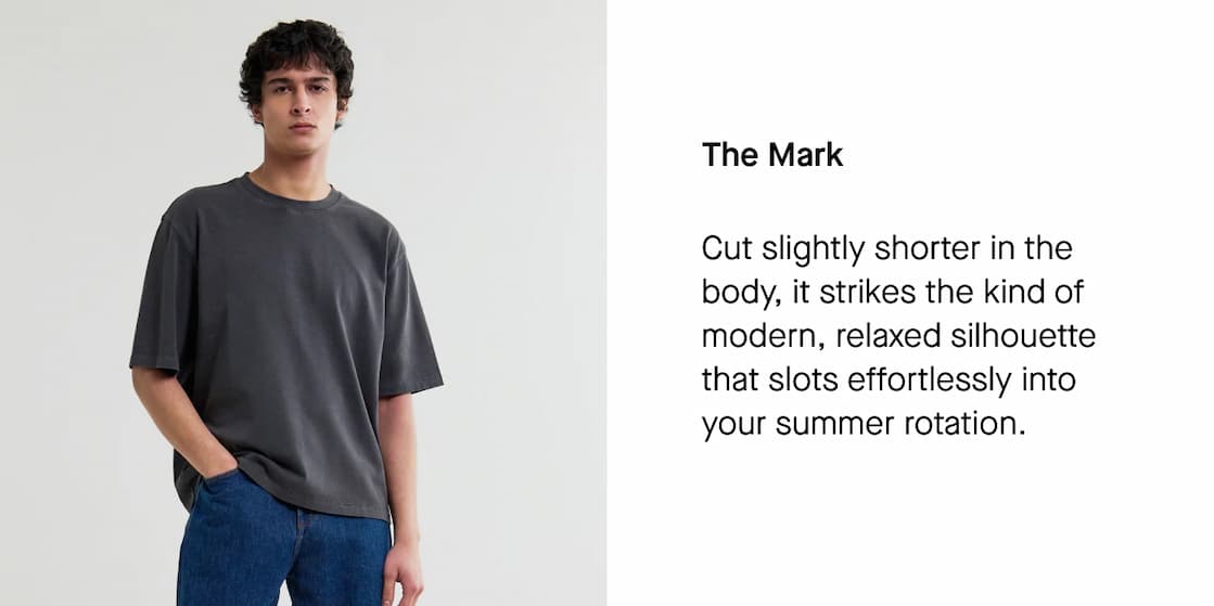 Mark - Washed Black Compact Cotton T-Shirt