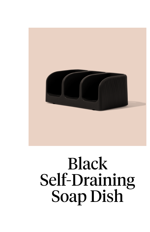 Self-Draining Soap Dish