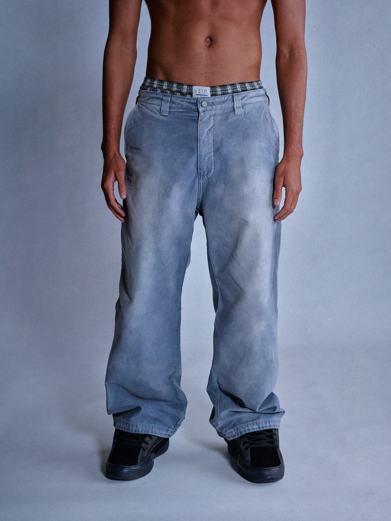 erl grey chino pants