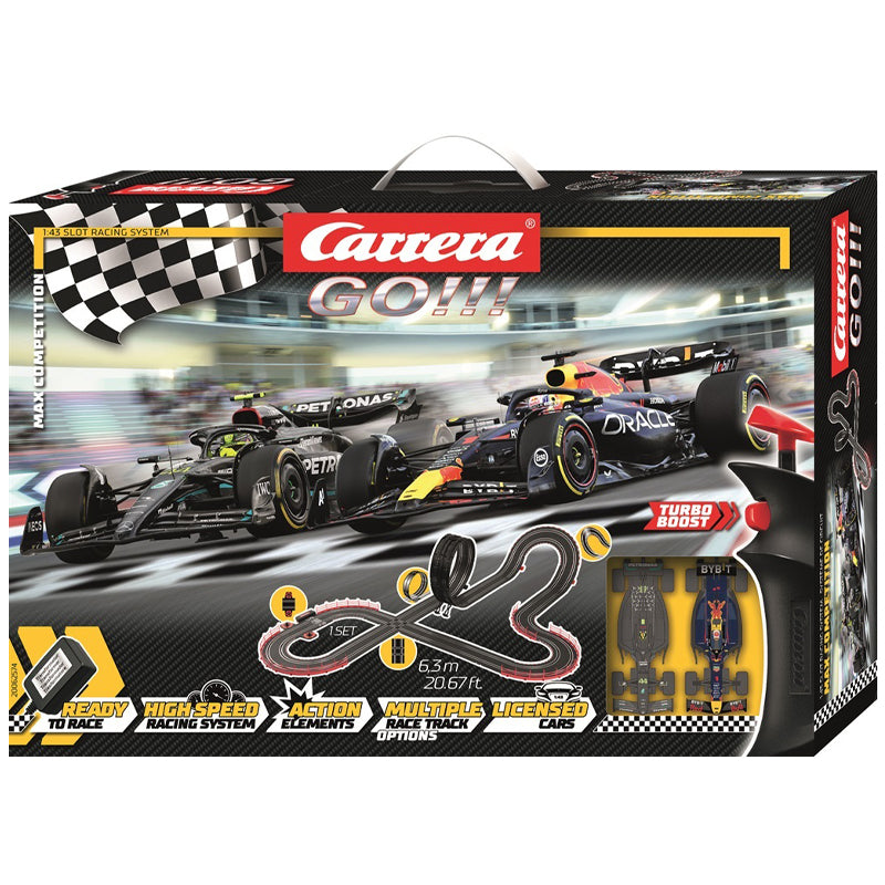Image of Carrera Go!!! Max Competition F1 Mercedes & Red Bull Slot Car