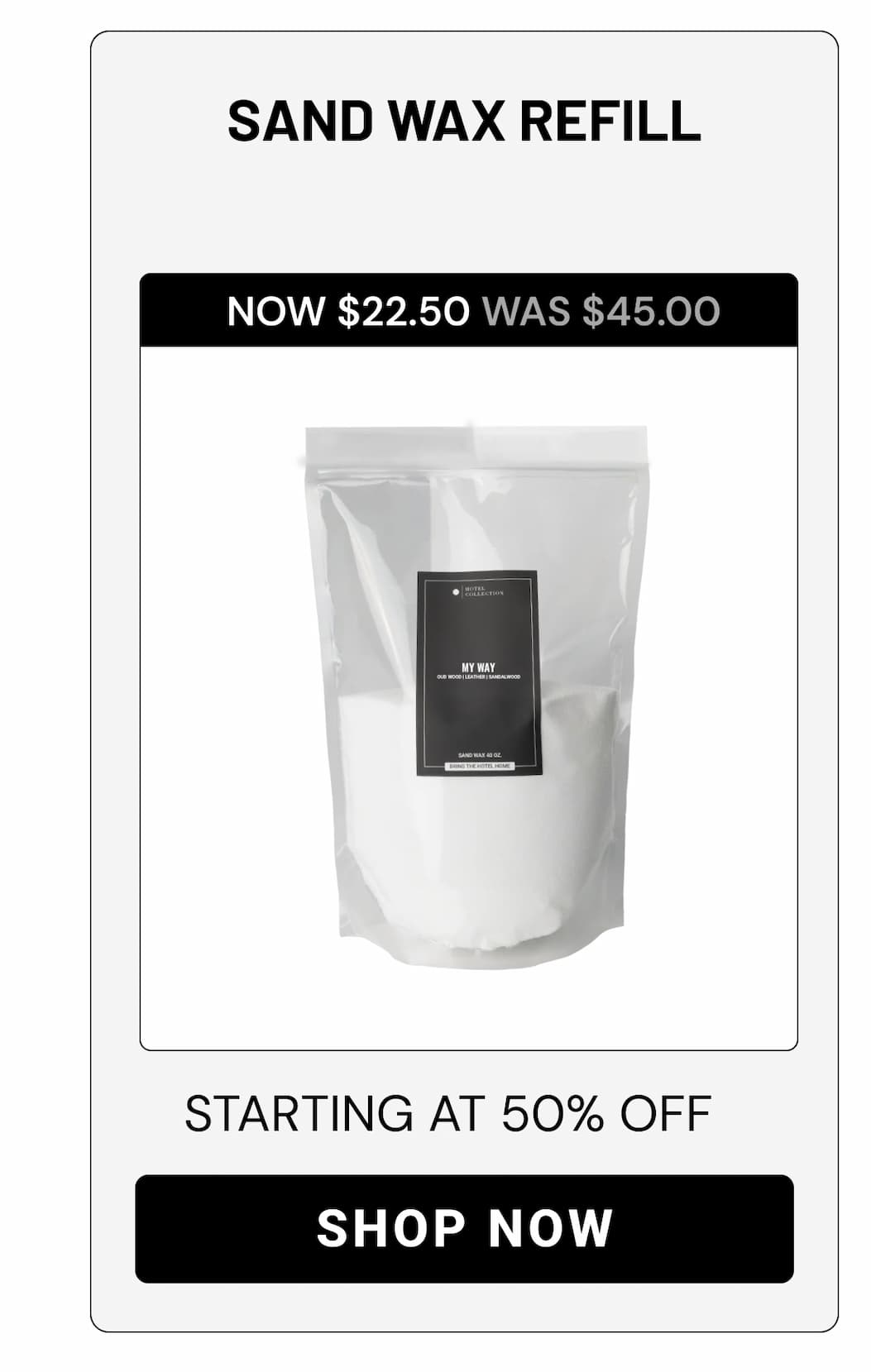 SAND WAX REFILL