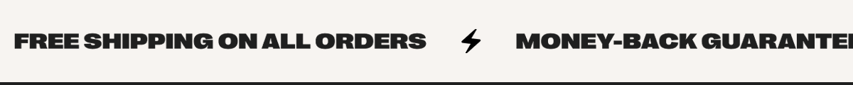 free shipping on all orders /// money-back guarantee