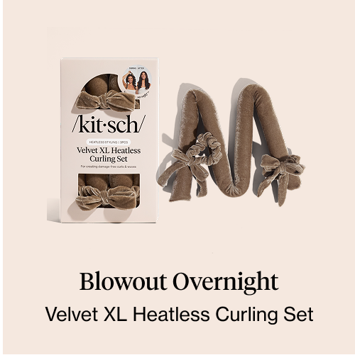 Front Card: Overnight Glam 🔗 Shop Velvet XL Curling Set