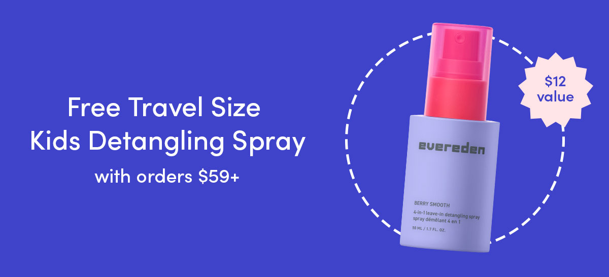 Free Travel Size Kids Detangling Spray