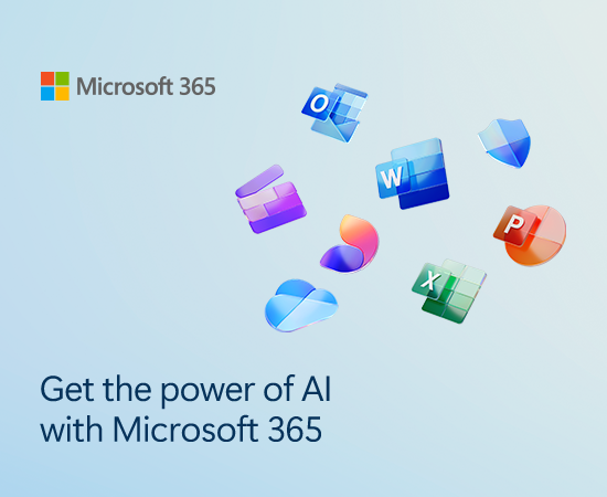 microsoft 365. Get the power of ai with microsoft 365