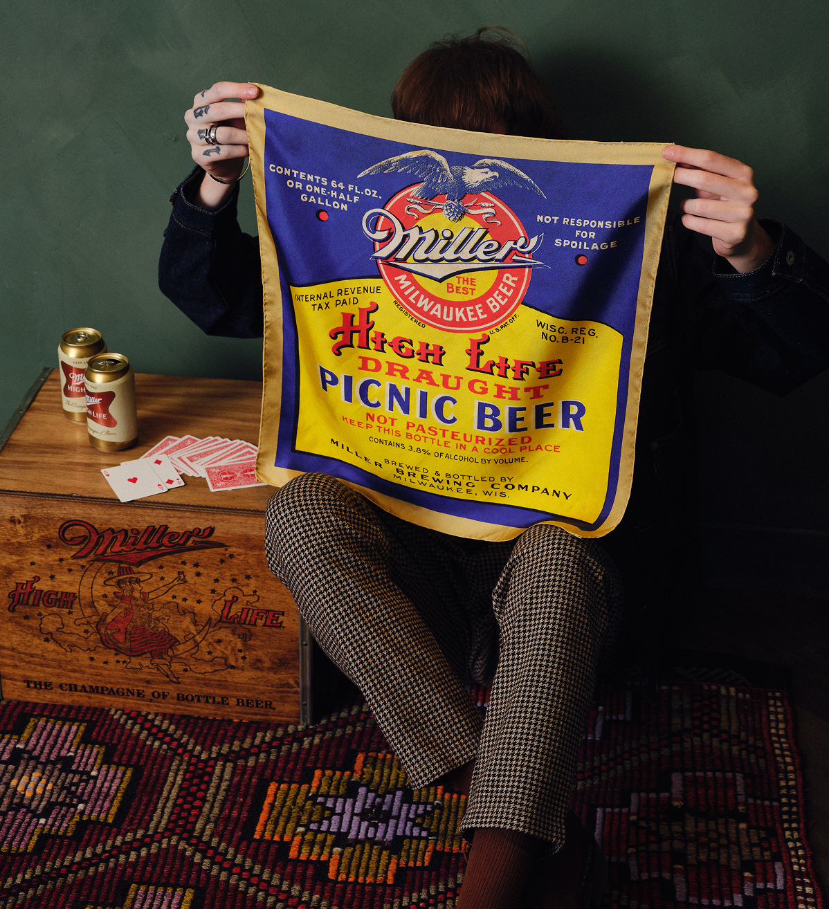 The Tie Bar X Miller High Life Embrace the High Life with this limited-edition collection of beer-themed ties, accessories and groomsmen gifts.