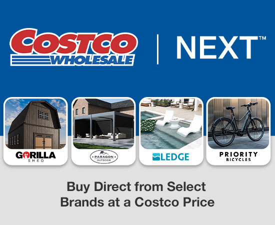 Buy Direct from Select Brands with Costco NEXT