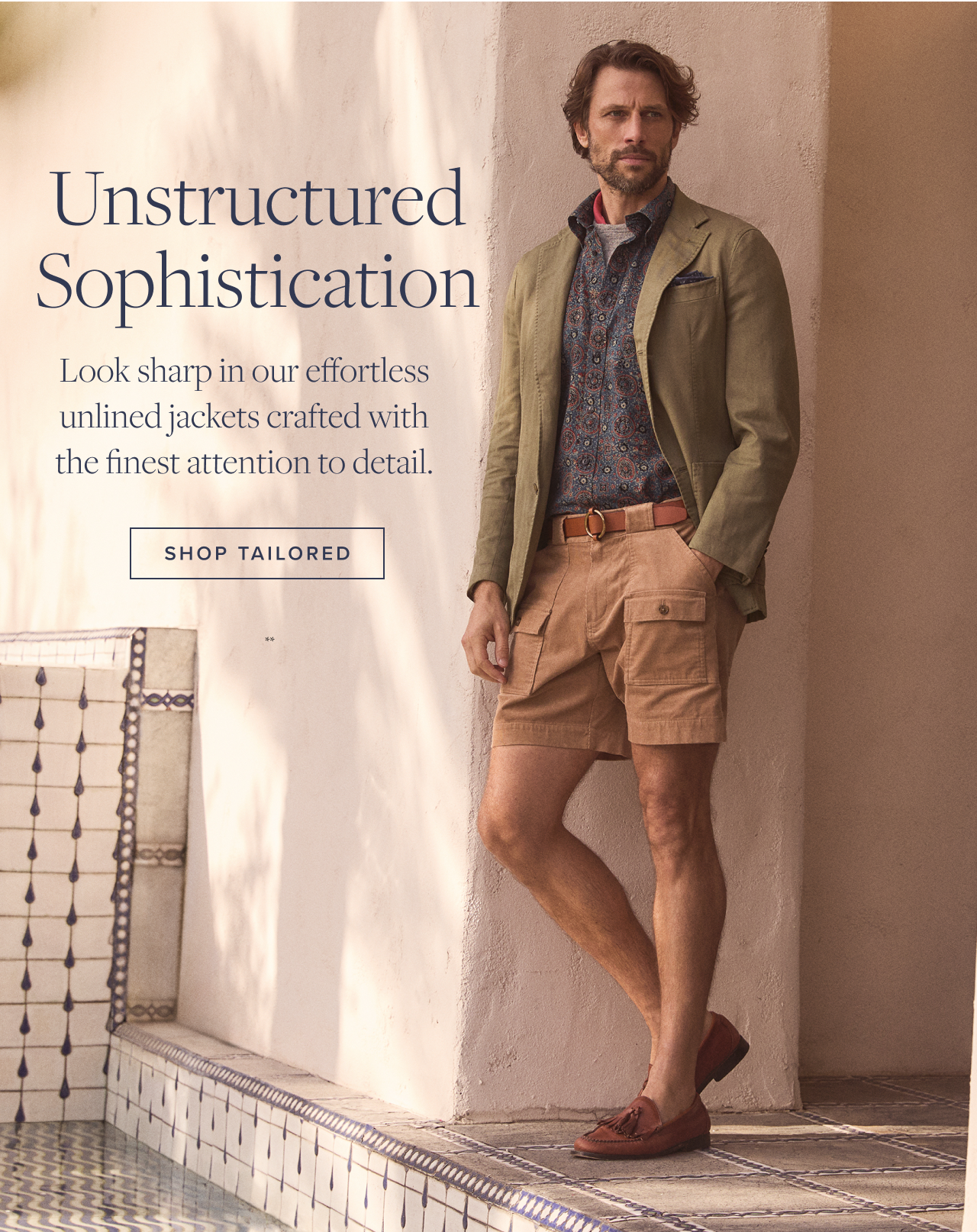 Unstructured Sophistication Shop Tailored